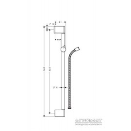 Душевой комплект Hansgrohe Unica 27615000