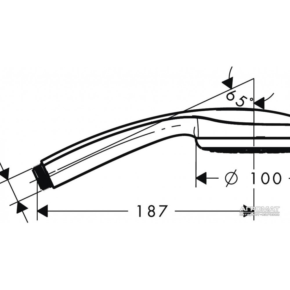 Ручной душ Hansgrohe Croma 28580000