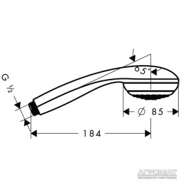 Ручной душ Hansgrohe Crometta 28585000