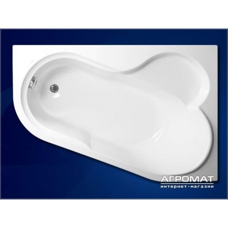 Акриловая ванна VAGNERPLAST Selena 147x100 R VPBA141SEL3PE-01/NO