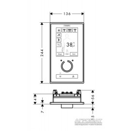 Душевая система Hansgrohe RainBrain 15842000