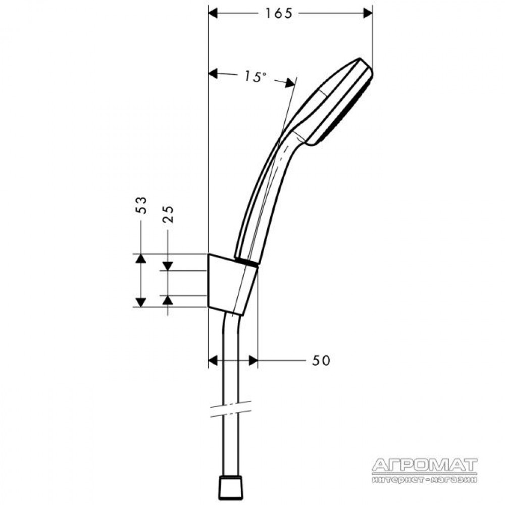 Душевой комплект Hansgrohe Croma 27574000