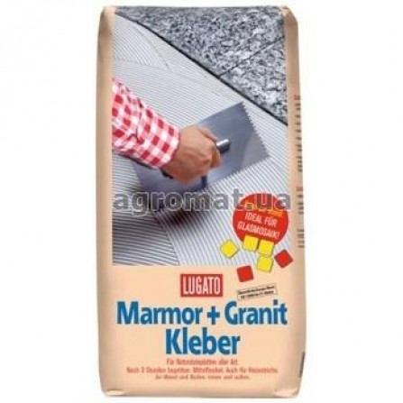 Строительная химия Lugato Клей для плитки 5кг "Marmor + Granit Kleber"