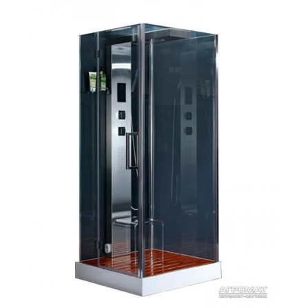 Паровой бокс Devit Gredos 6505129L с деревянным настилом, левое открывание