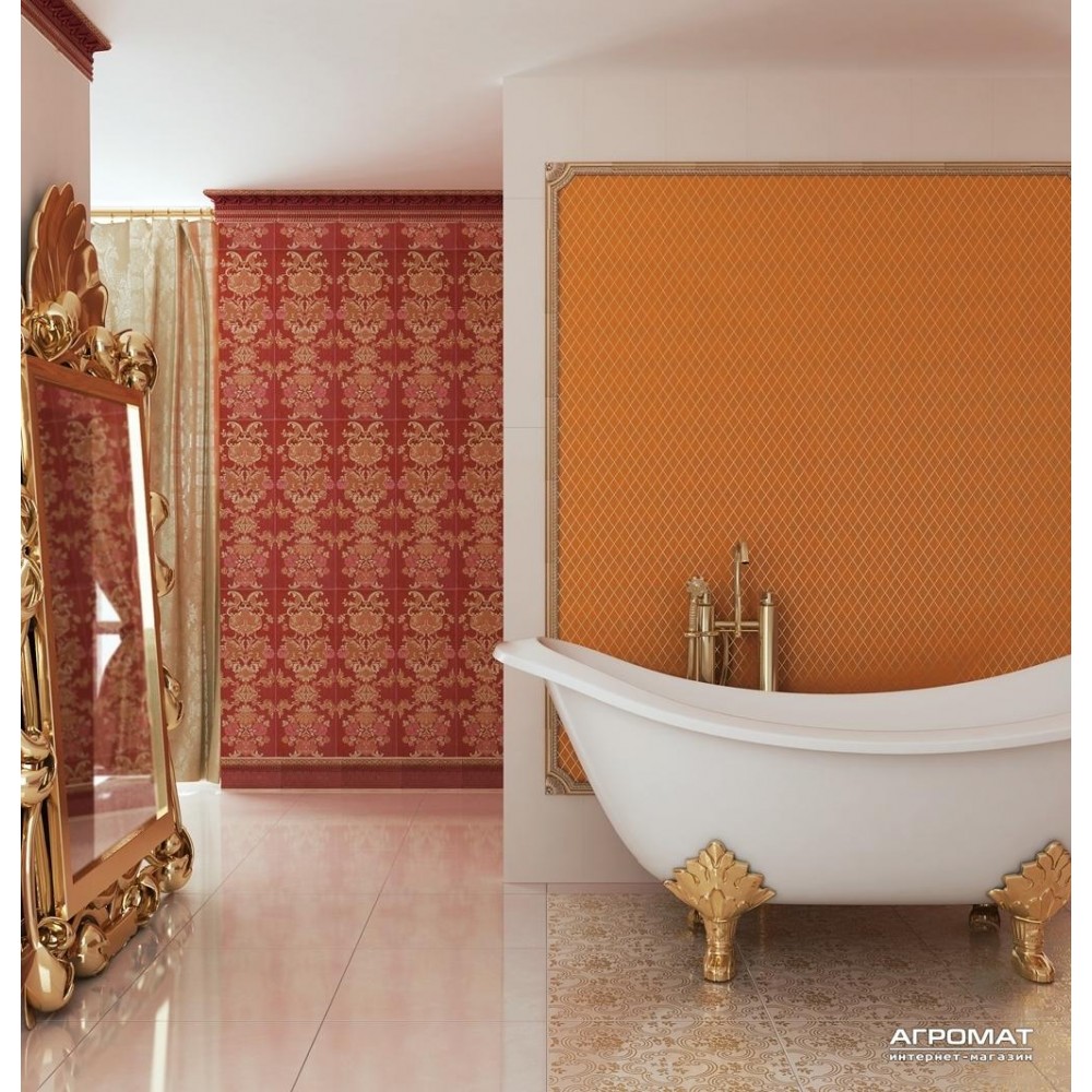 Плитка Mapisa STARIY ARBAT DECORE FLOWER RED