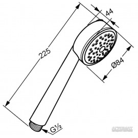 Ручной душ Kludi Zenta 606000500