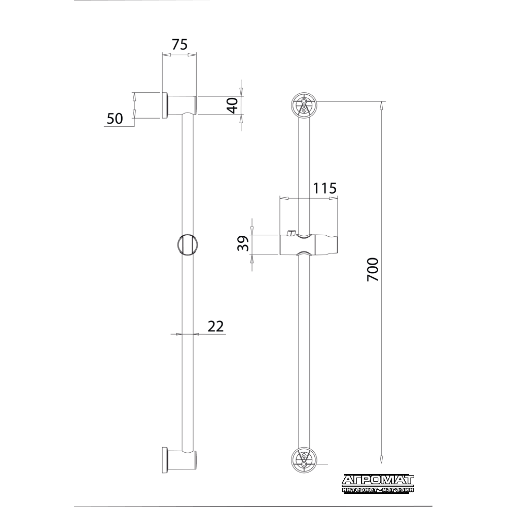 Душевой комплект PRIMERA Piano 4160014