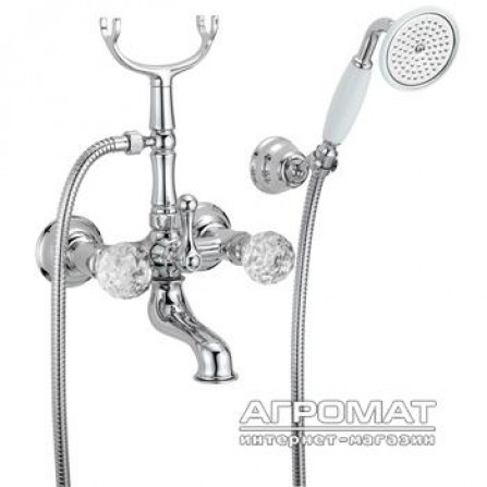 Смеситель для ванны Devit Charlestone CN60012102 с кристаллами Swarovski