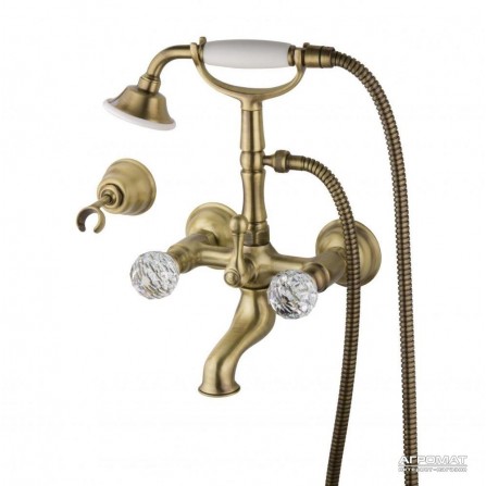 Смеситель для ванны Devit Charlestone CN60012102B с кристаллами Swarovski