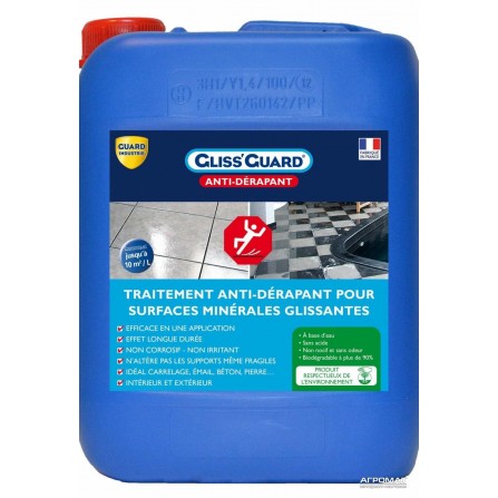 Средство по уходу Guard Industrie Gliss'Guard 5l (5л) средство против скольжения