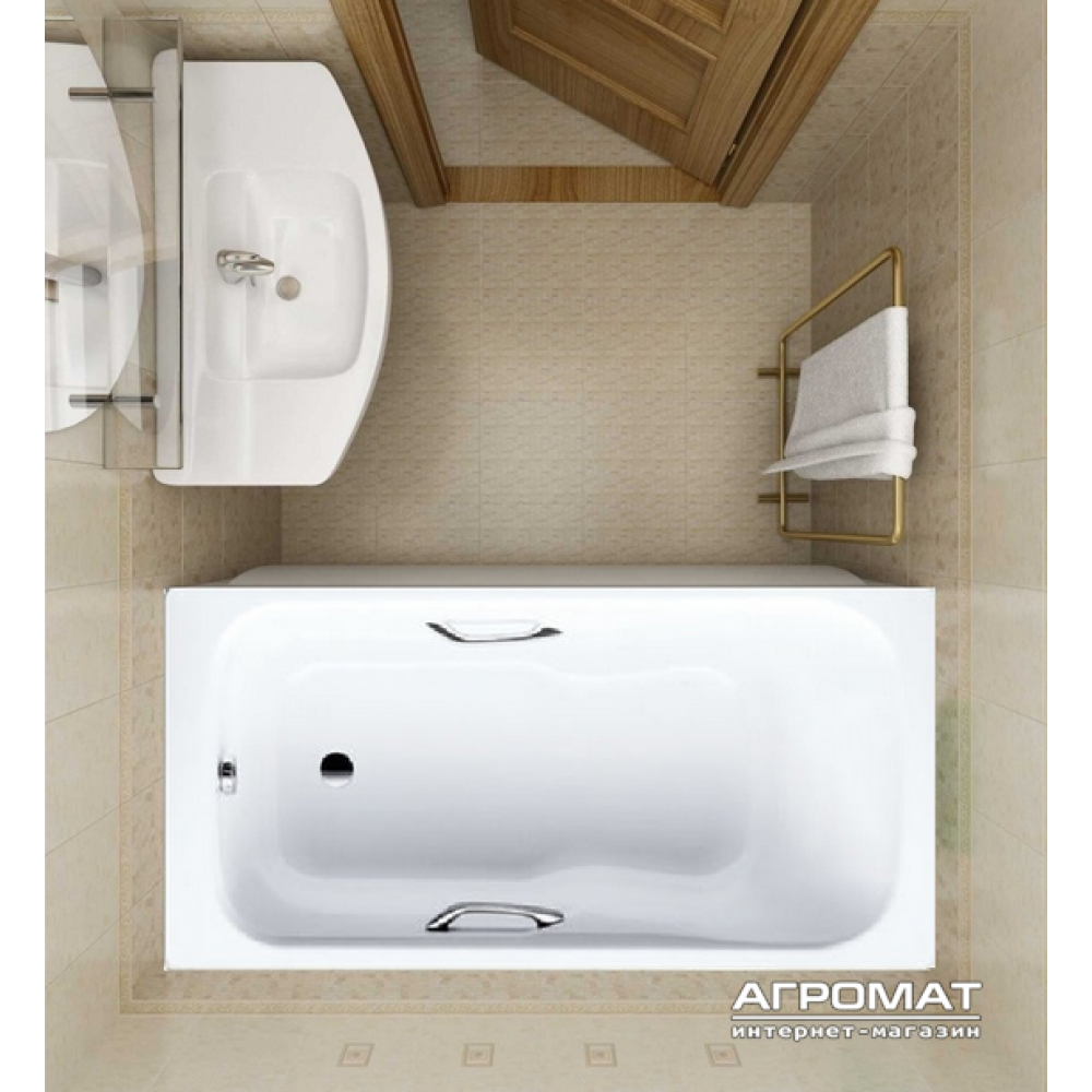 Стальная ванна Kaldewei Dyna set star 226534013001 180x80 см полный антислип