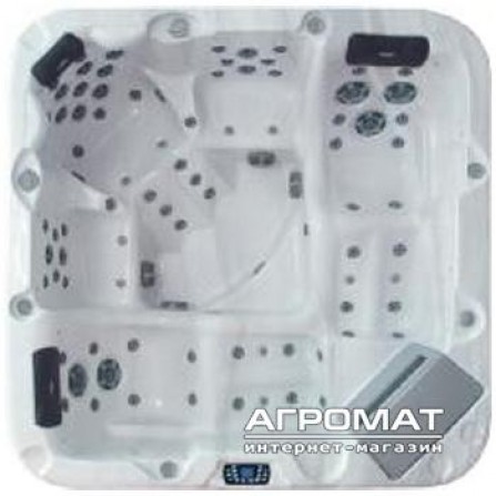 Бассейн VAGNERPLAST VP7550G Premium SPA Басейн (конфігурація SKT329A) + кришка -Silver Marble/Grey