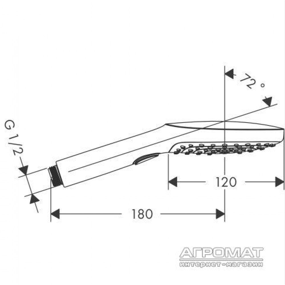 Ручной душ Hansgrohe Raindance Select 26520400