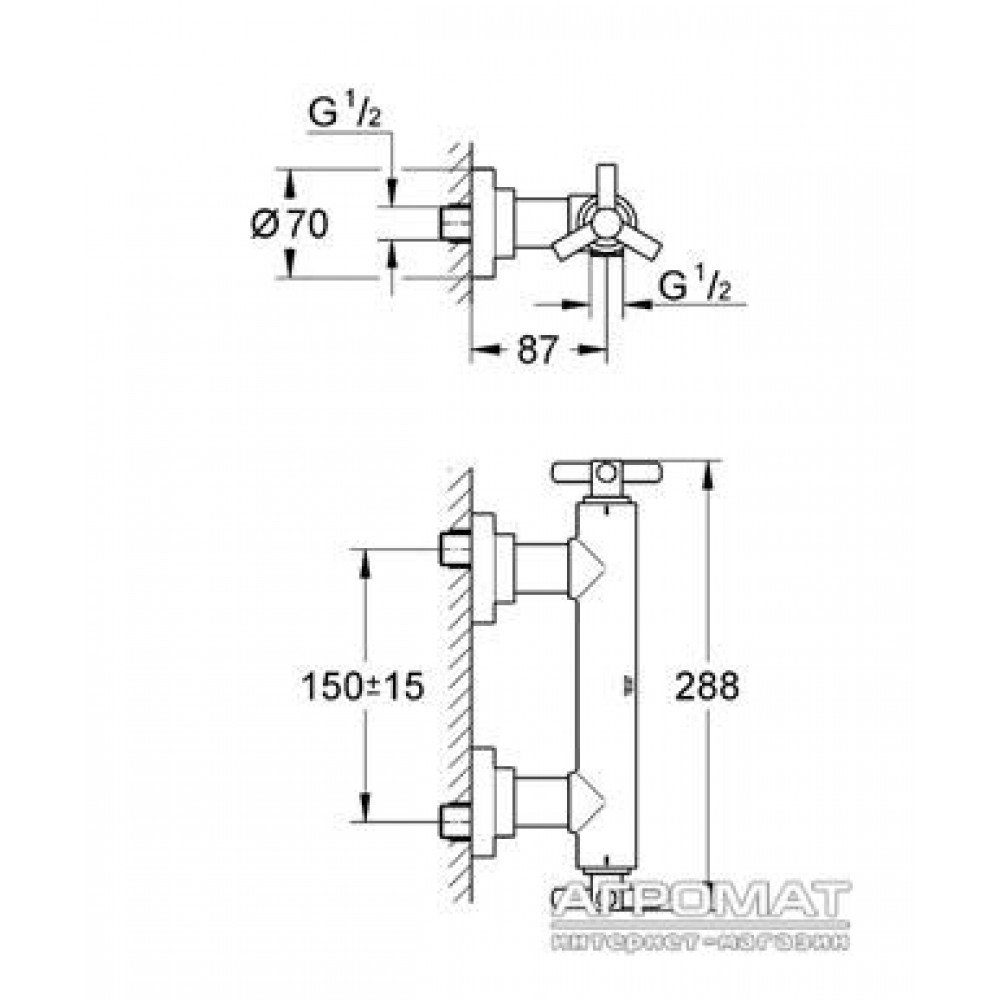 Смеситель для душа Grohe Atrio 26003