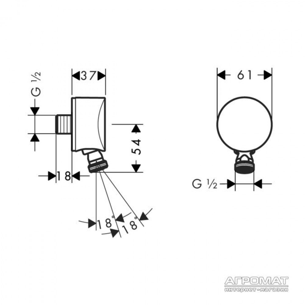 Душевая система Hansgrohe Fixfit 27506000