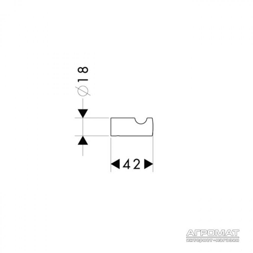 Крючок Hansgrohe Logis 40511820
