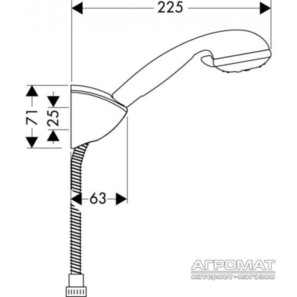Душевой комплект Hansgrohe Croma 27548000