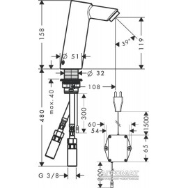 Смеситель для раковины Hansgrohe Talis 32113000