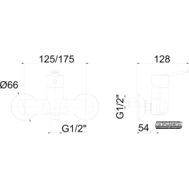 Смеситель для душа PRIMERA Mito 10140017