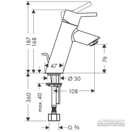 Смеситель для раковины Hansgrohe Talis 32057000