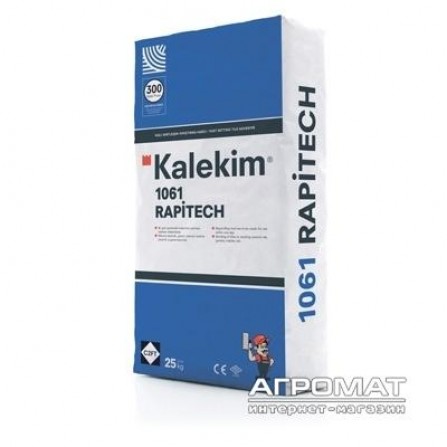 Строительная химия KALEKIM 1061 Швидкотверд клей RAPITECH 25 KG