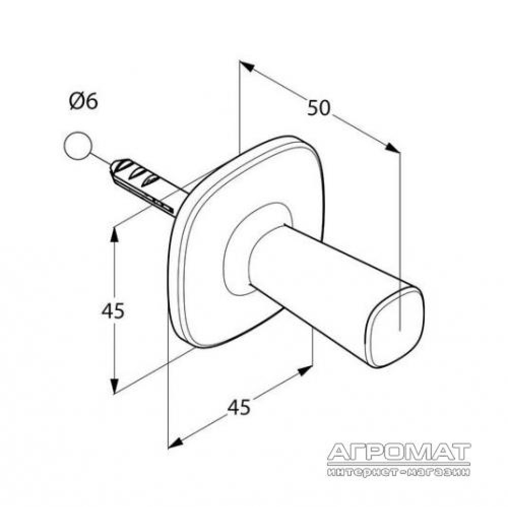 Крючок Kludi Ambienta 5398405