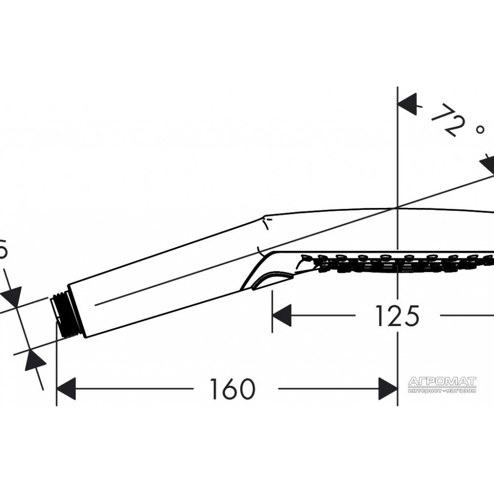Ручной душ Hansgrohe Raindance Select 26530000