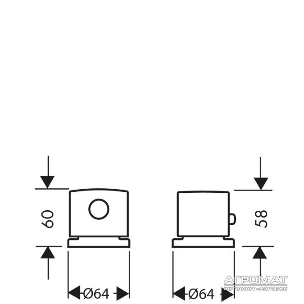 Наружная часть Hansgrohe 99993000 (38480xxx)