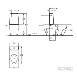 Бачок Keramag 4U 229450