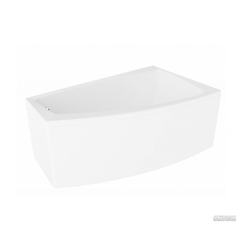 Акриловая ванна Cersanit Lorena 150x90 см правая