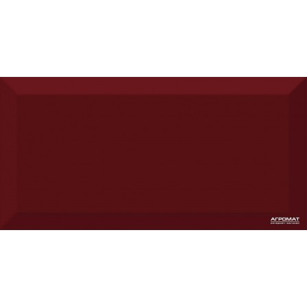 Плитка Absolut Keramika MONOCOLOR BURDEOS BISELADO BRILLO