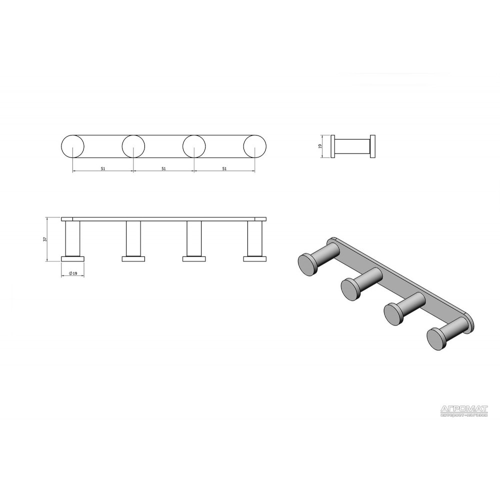Крючок Devit Fresh 2.0 28D4121