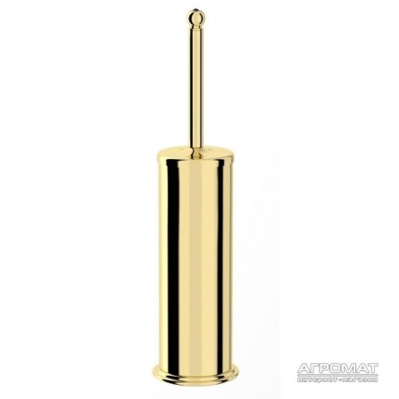 Щетка для унитаза Langberger 2122271A-PVDG- CLASSIC GOLD Ёрш напольный, золото, Swarovski