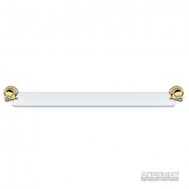 Стеклянная полка Langberger 2122251A-PVDG- CLASSIC GOLD Стеклянная полочка 60см, золото, Swarovski