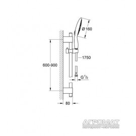 Душевой комплект Grohe Power&Soul 27749