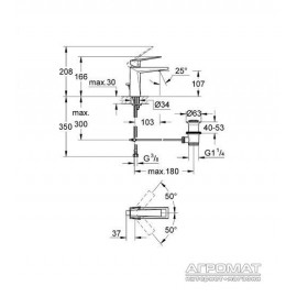Смеситель для раковины Grohe Allure Brilliant 23029000