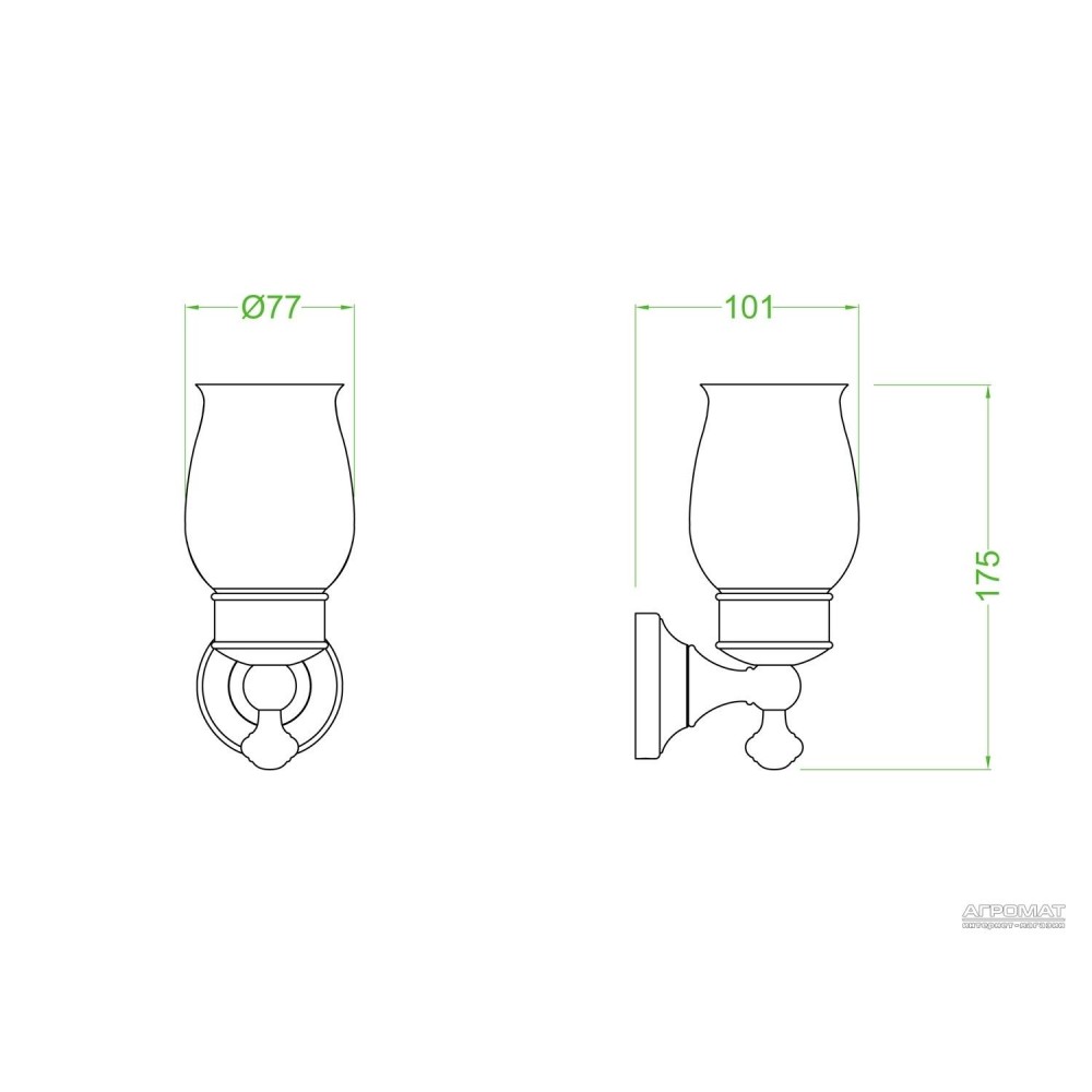 Стакан Devit 3058142 Charlestone Ceramic