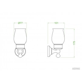 Стакан Devit 3058142 Charlestone Ceramic