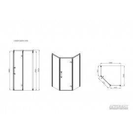 Душевая кабина Devit Sheffield FEN3131G