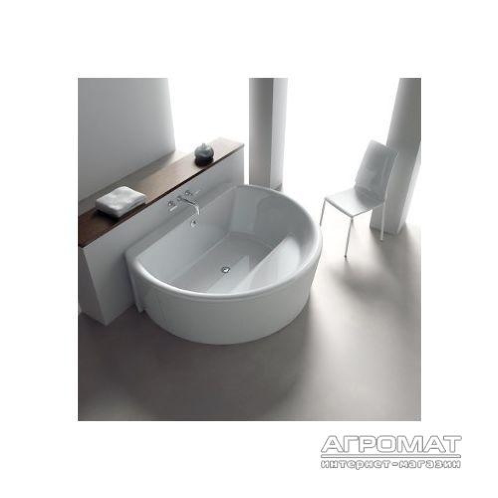 Акриловая ванна Kolo Furora XWL0465 165х130 овальная