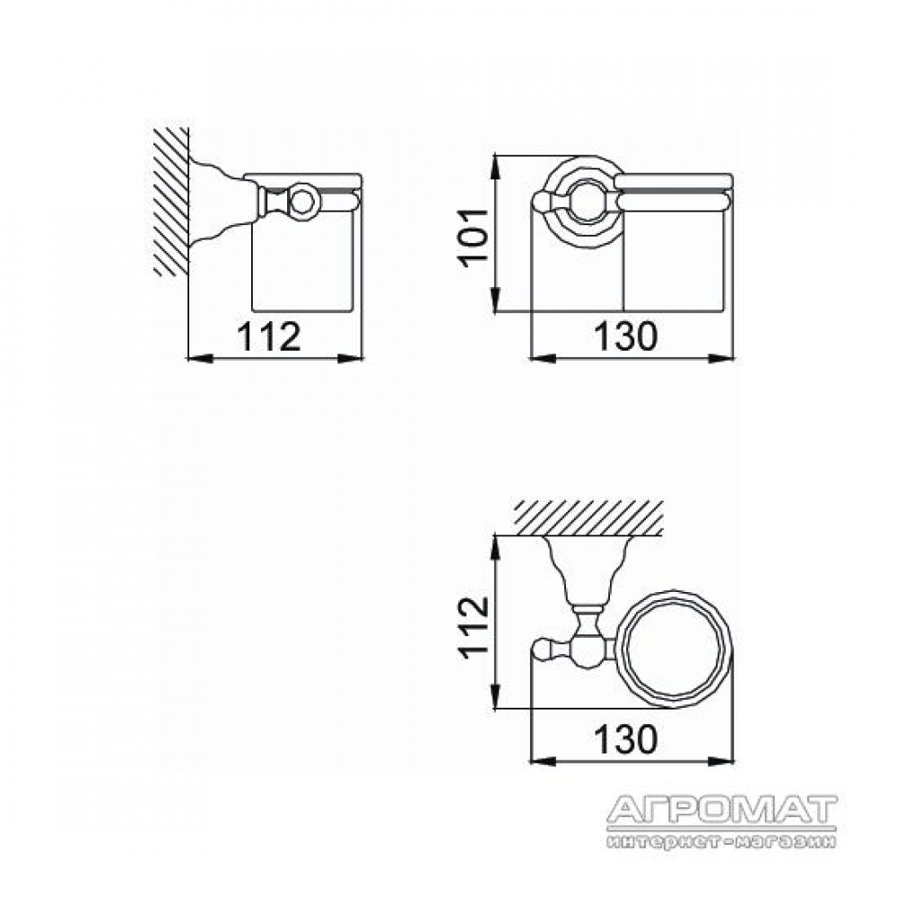 Стакан Devit Charlestone 8020142B