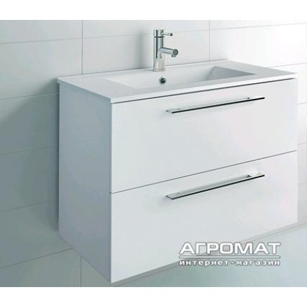 Комплект Devit Quadra 0020136 Тумба с раковиной, 80см