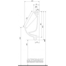 Уринал Kolo Nova top pico K2601100U