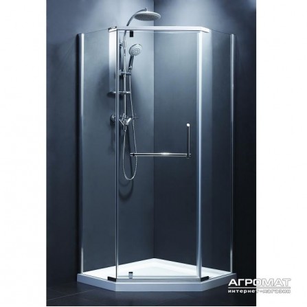 Душевая кабина Devit Comfort FEN0223G пятиугольная 100х100 см