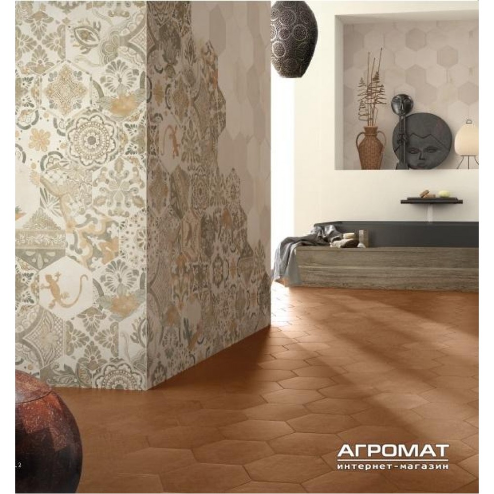Керамогранит IMSO CERAMICA ORIGINI ESAGONA DECOMARIACHI