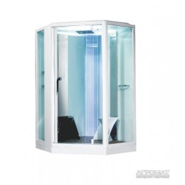 Паровой бокс Devit Soul FEN8913W пятиугольный 1300х1300 см, белый