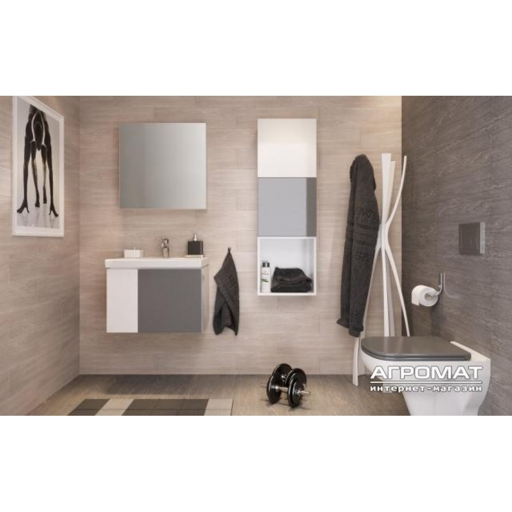 Шкаф подвесной Cersanit Colour фронтальная панель к шкафу (дверь) 40х40 белая