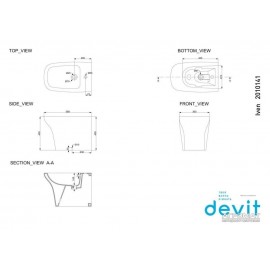 Биде Devit Iven 2010141