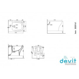 Биде Devit Iven 2020141