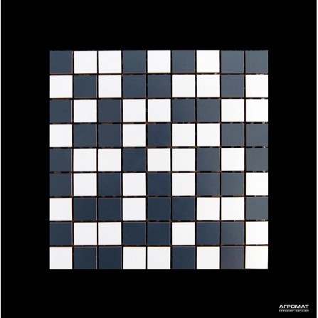 Мозаика Almera Ceramica Мозаїка MIX MOS FINO BLANCO/MARENGO (25x25)